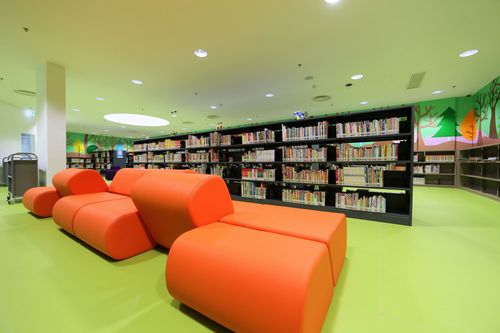 氹仔圖書館館內之兒童圖書館