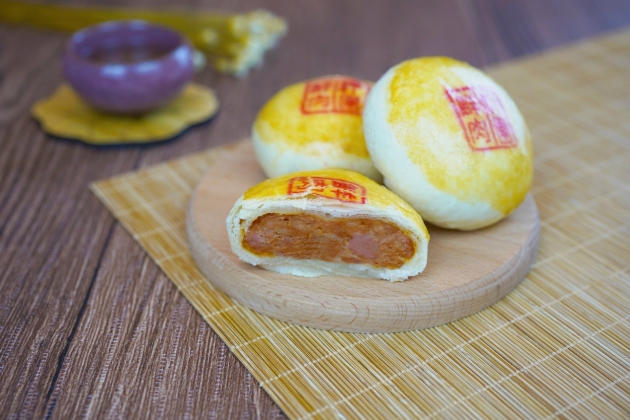 梓園上海菜館 - 酥皮鮮肉月餅