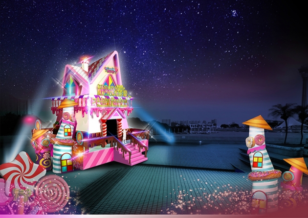 澳門光影節2020 - 南灣雅文湖畔「歡樂糖果屋」