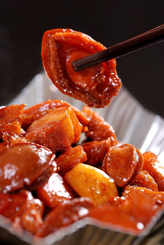 梓園上海菜館 - 鮑魚拌紅燒肉