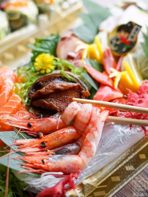漁太郎細盤刺身 - 甜蝦