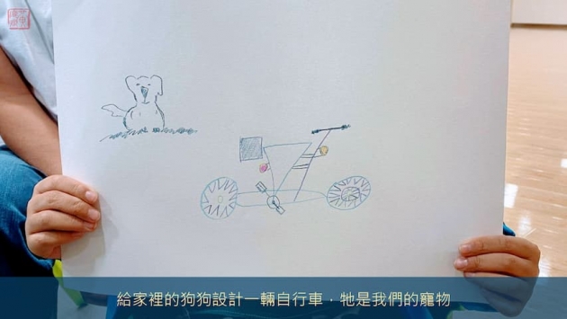 210601P3給家裡的狗狗設計一輛自行車，牠是我們的寵物